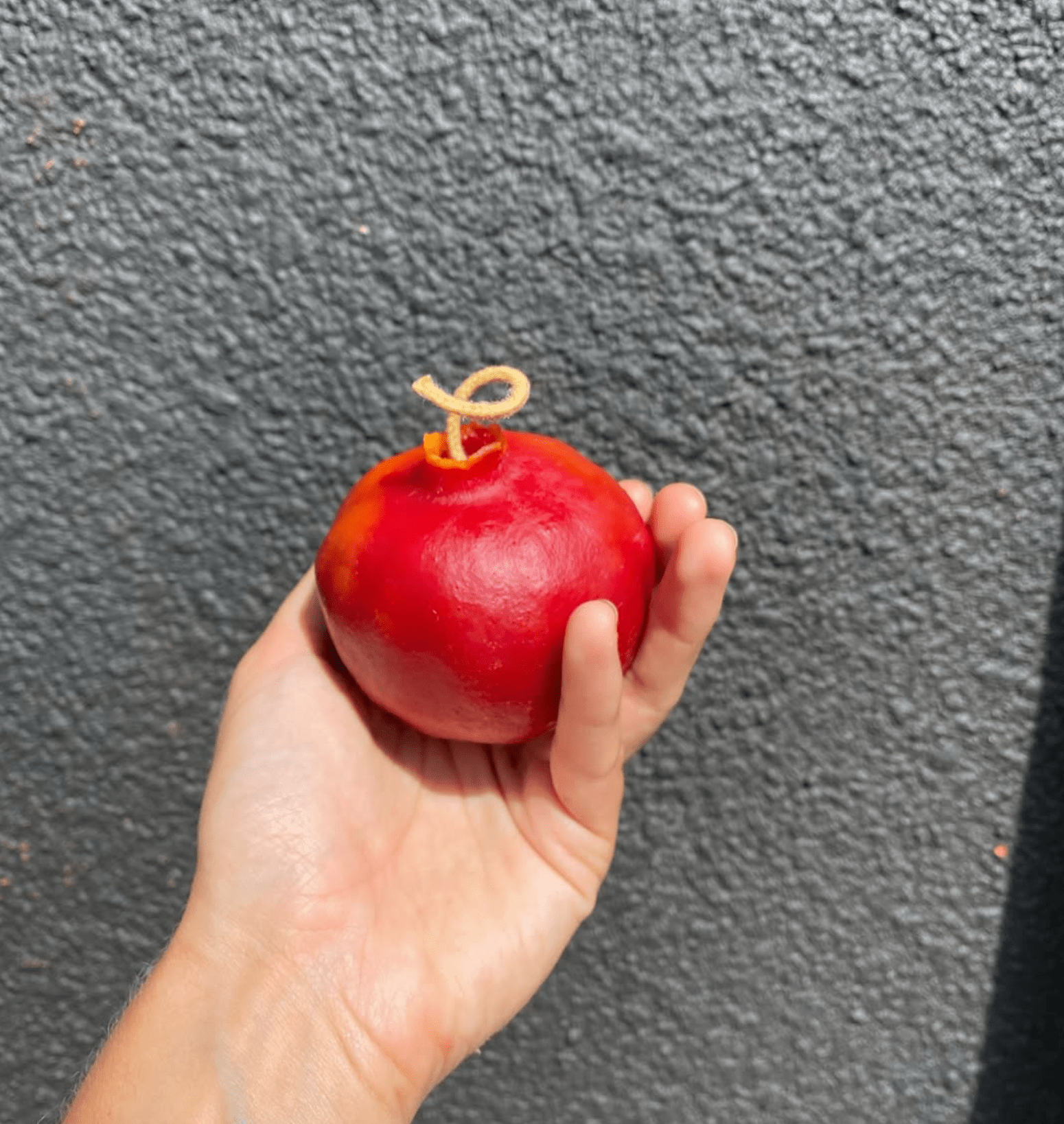 Otto's Corner Store - Handmade Beeswax Pomegranate Candle