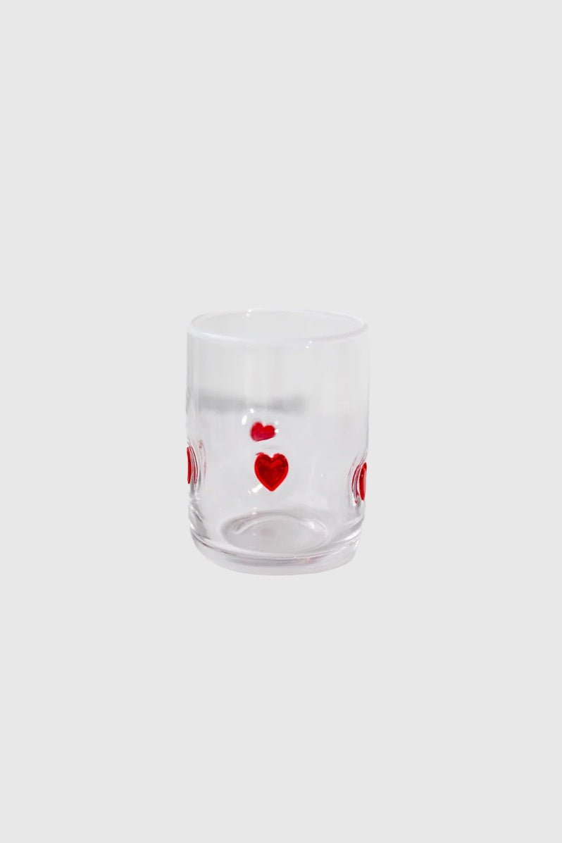 Otto's Corner Store - Heart Icon Glass
