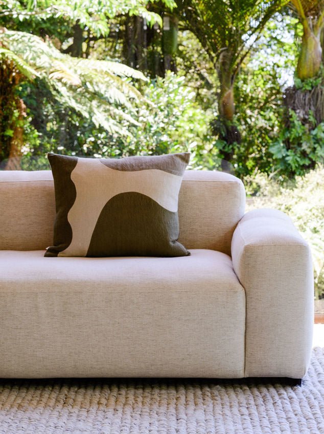 Otto's Corner Store - Hillside Patchwork Cushion