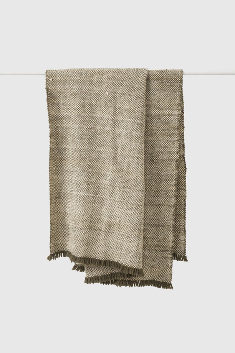 Otto's Corner Store - Hutt Wool Throw - Ivy