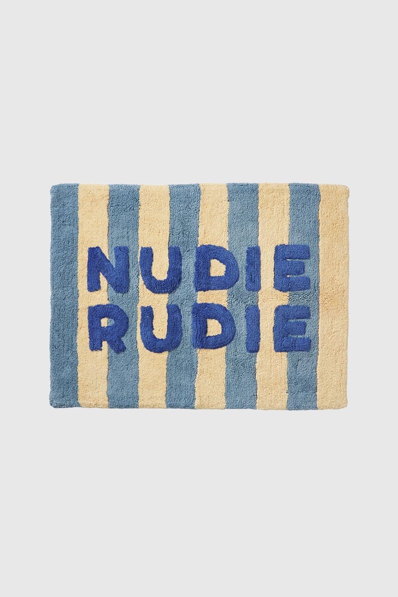 Otto's Corner Store - Ira Nudie Rudie Bath Mat - Blue Jean