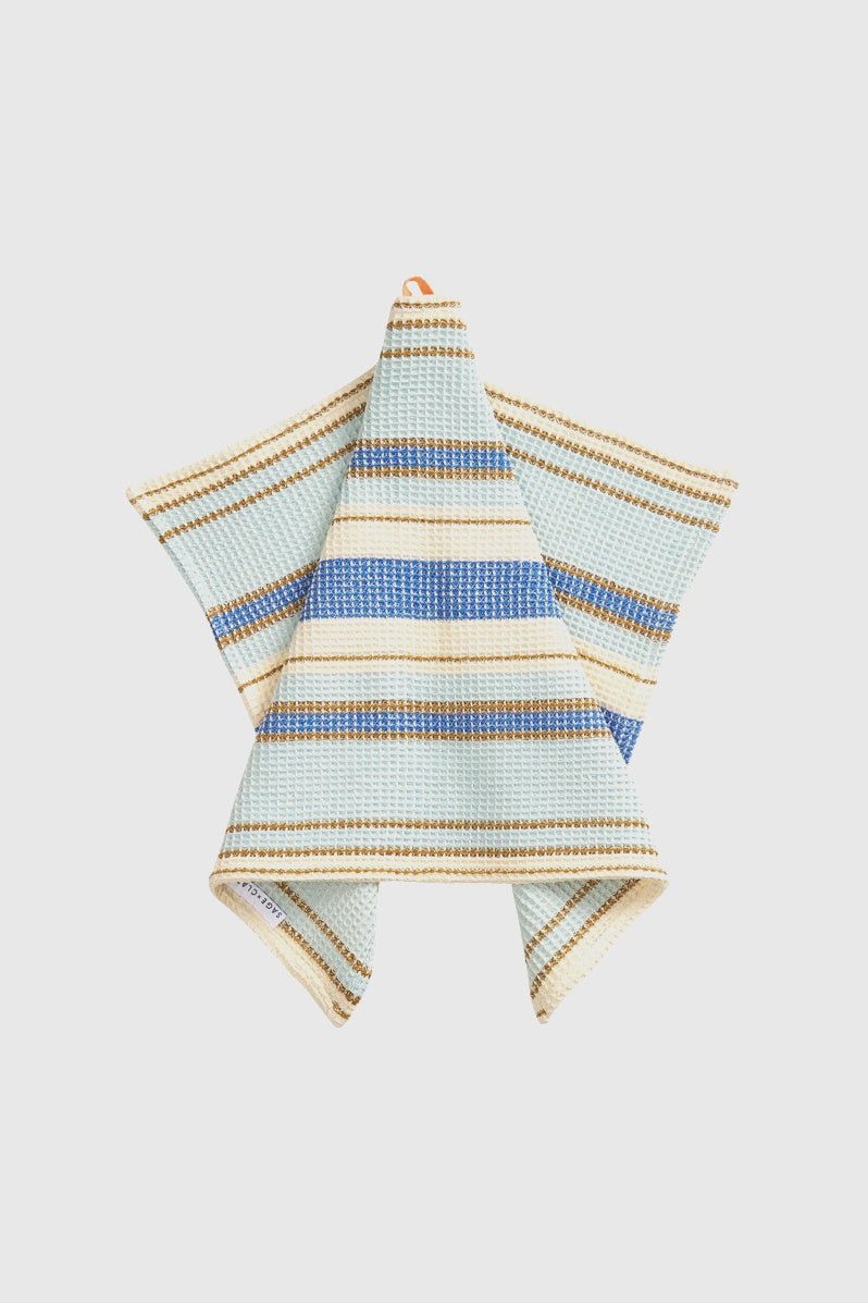 Otto's Corner Store - Ishani Stripe Tea Towel - Sky