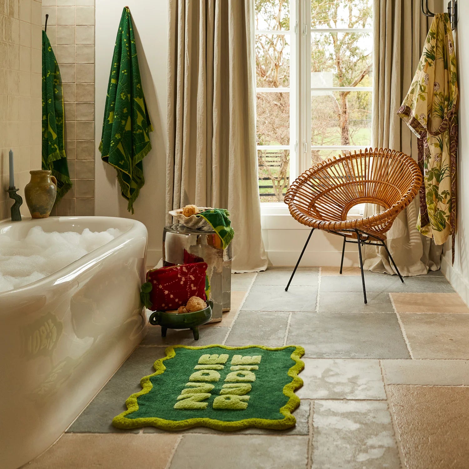 Amalie Nudie Bath Mat -  Kelp