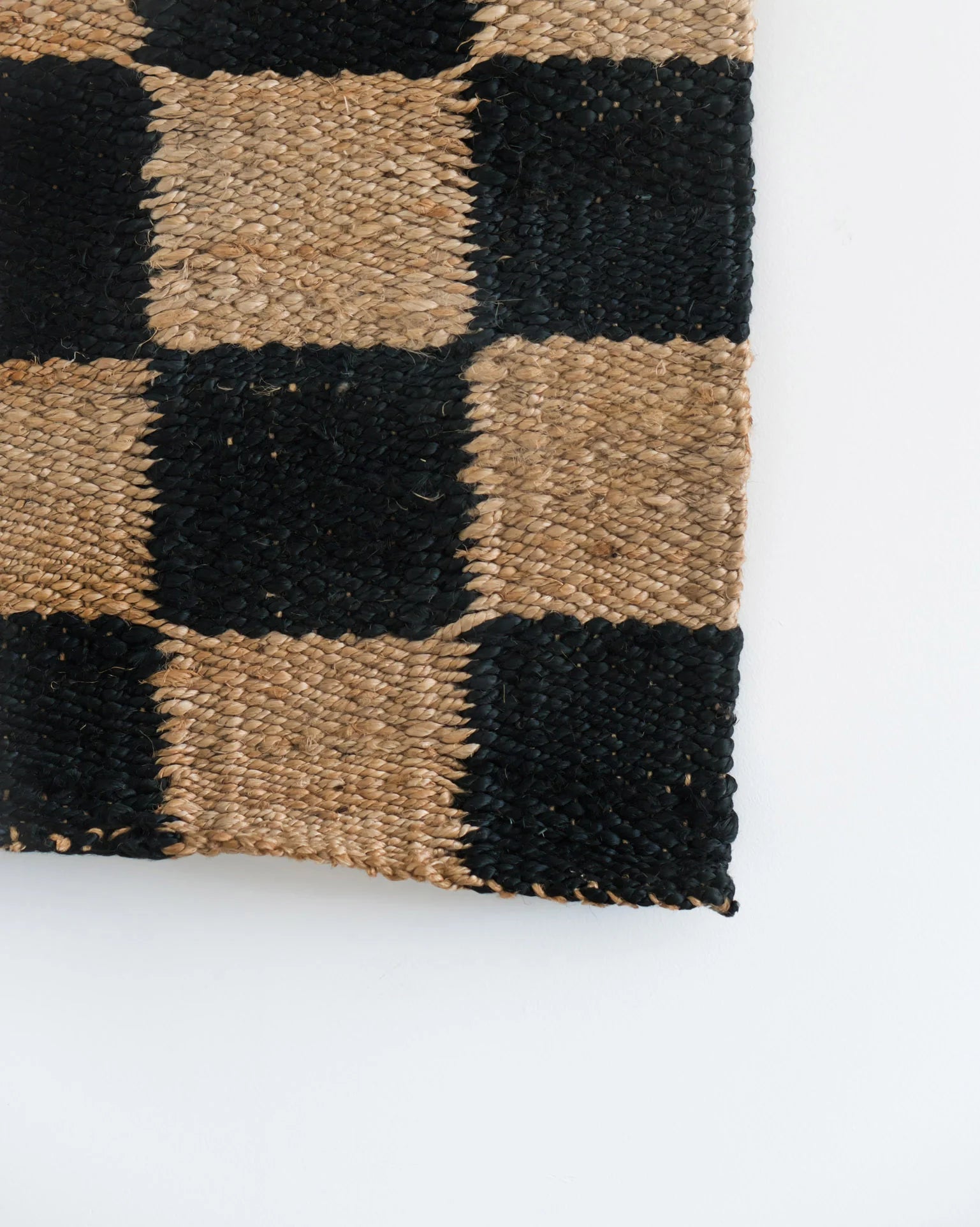 Otto's Corner Store - Jute Mat Black Checker