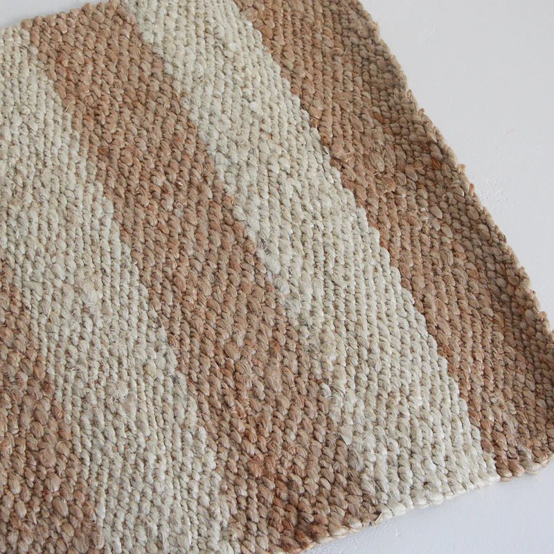 Otto's Corner Store - Jute Mat Natural Stripe