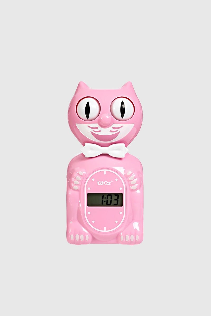 Otto's Corner Store - Kit - Cat Solar Alarm Klock - Pink Satin