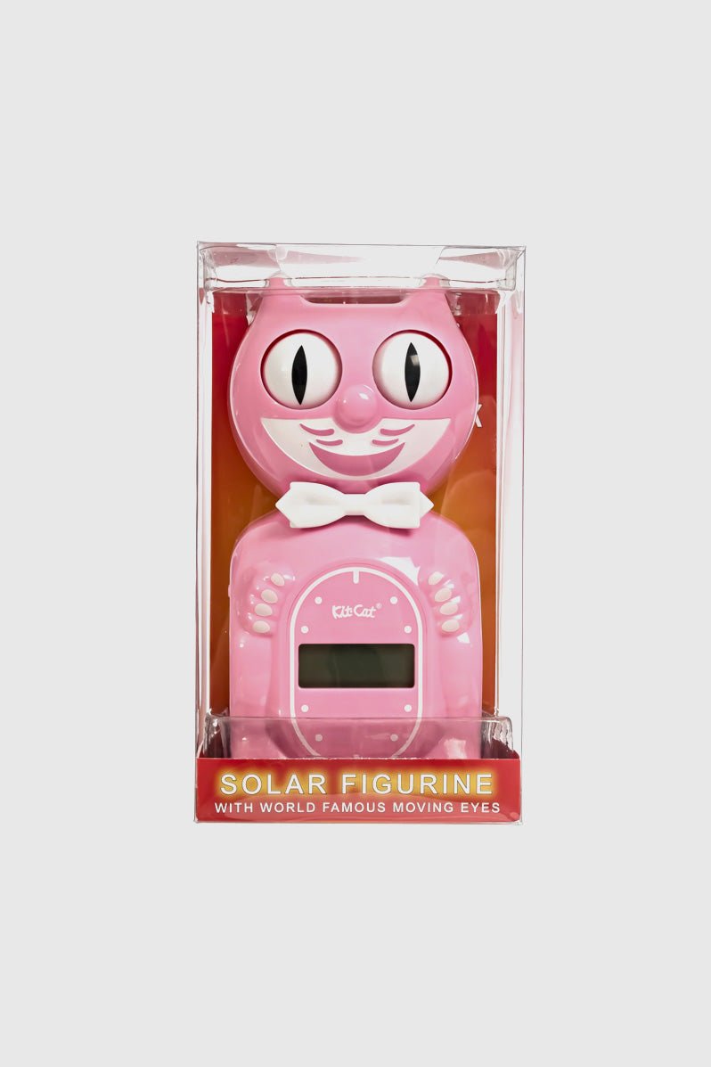 Otto's Corner Store - Kit - Cat Solar Alarm Klock - Pink Satin