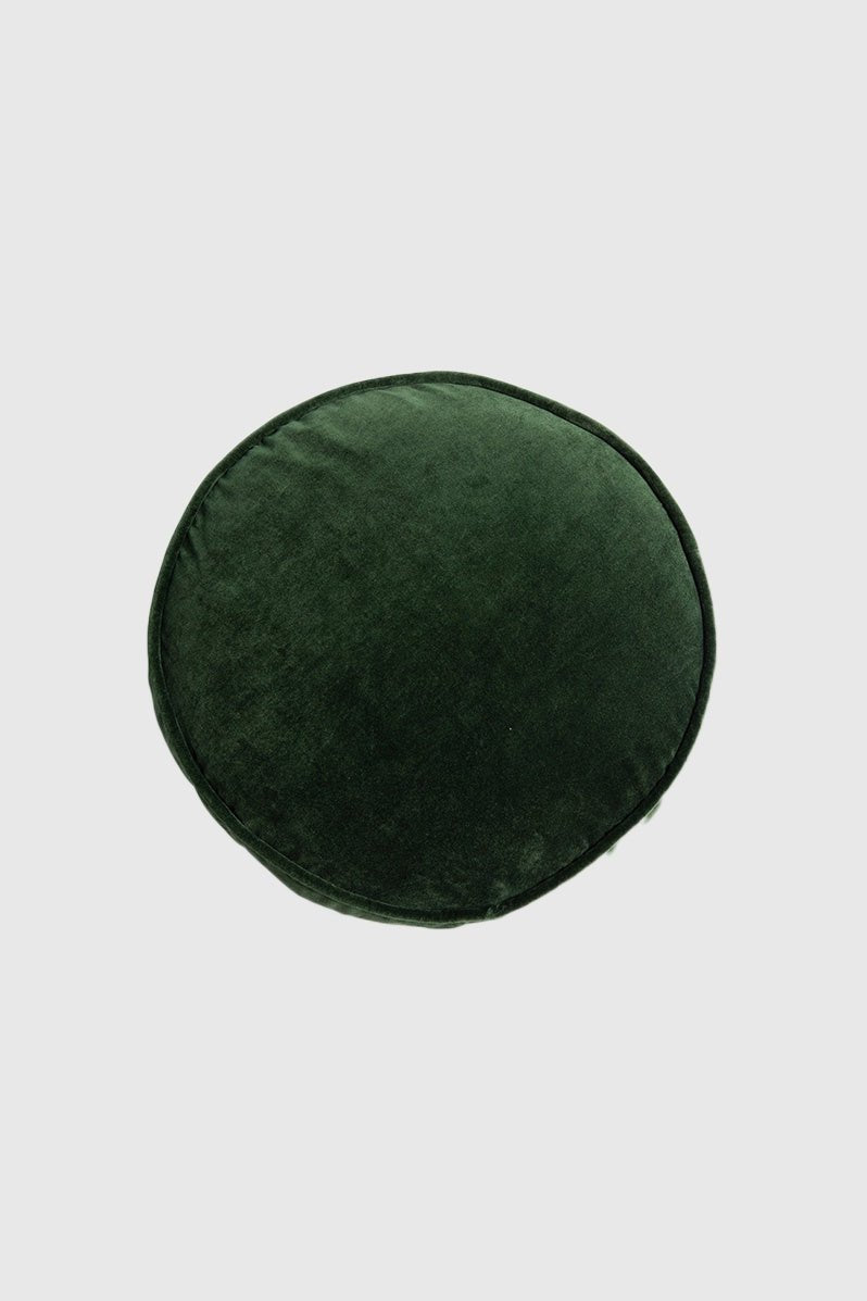 Otto's Corner Store - Kombu Green Velvet Pea Cushion