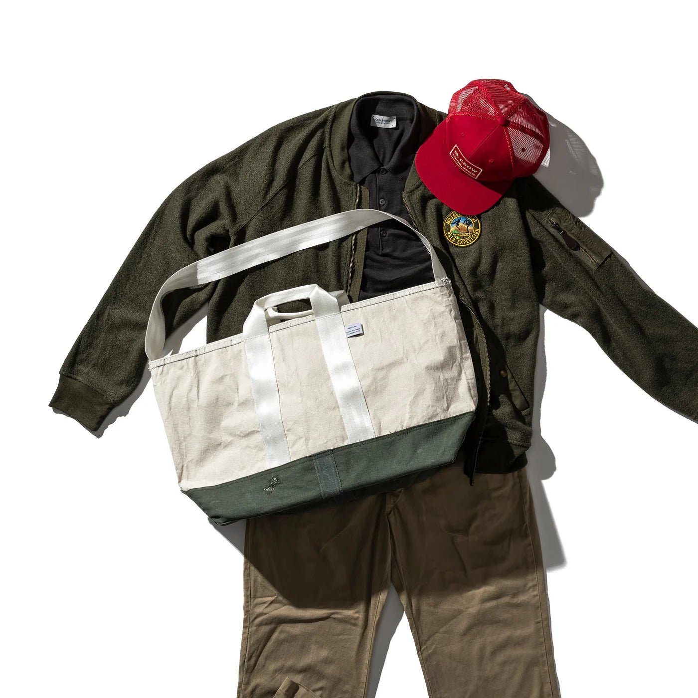 Otto's Corner Store - Laminated Fabric x Vintage Fabric Bag