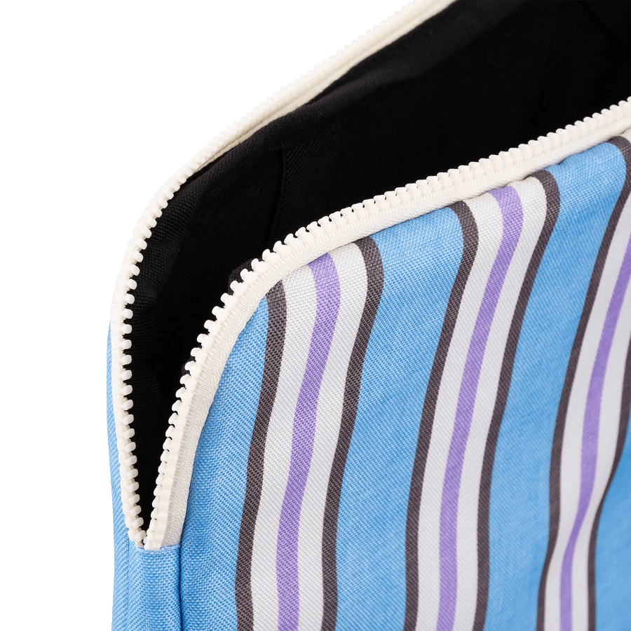 Otto's Corner Store - Laptop Case - Choc Blue Stripe