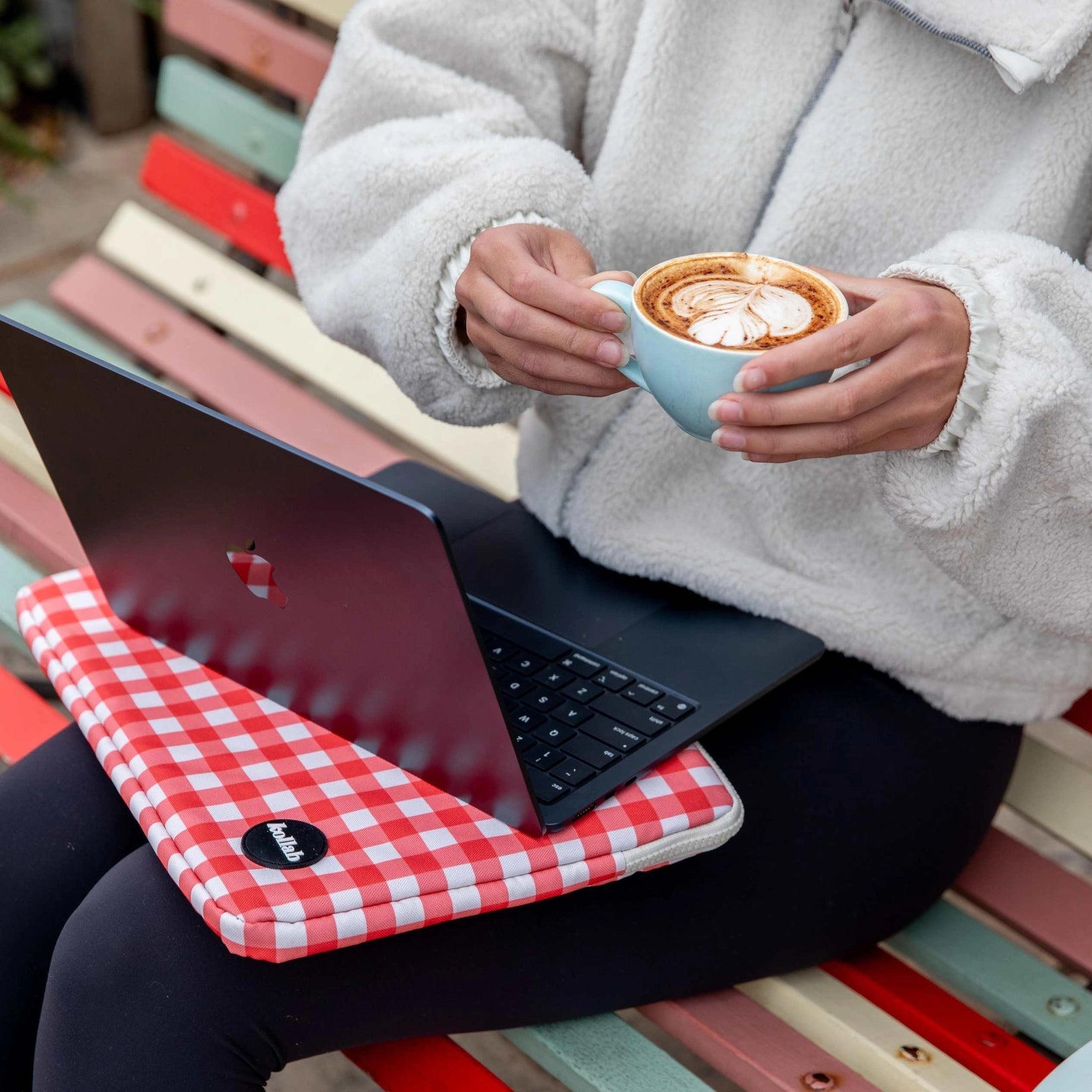 Otto's Corner Store - Laptop Case - Red Check