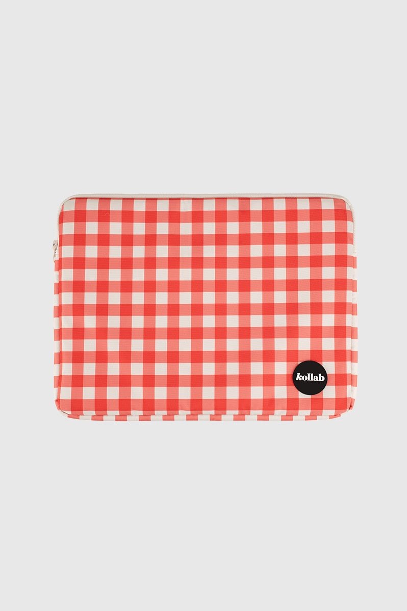 Otto's Corner Store - Laptop Case - Red Check