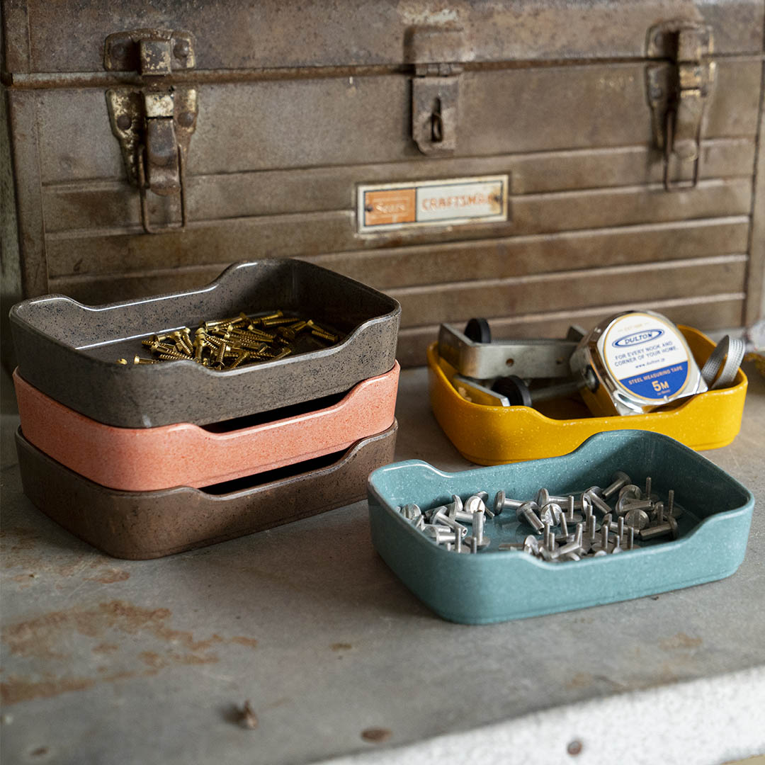 Dulton Japan | Melamine Stacking Tray | Brown
