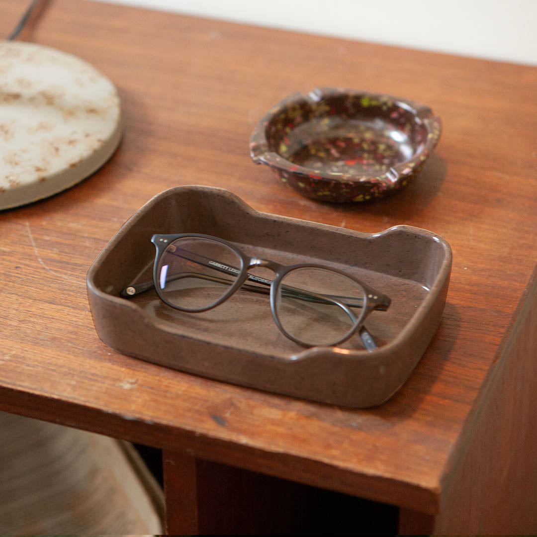 Dulton Japan | Melamine Stacking Tray | Brown