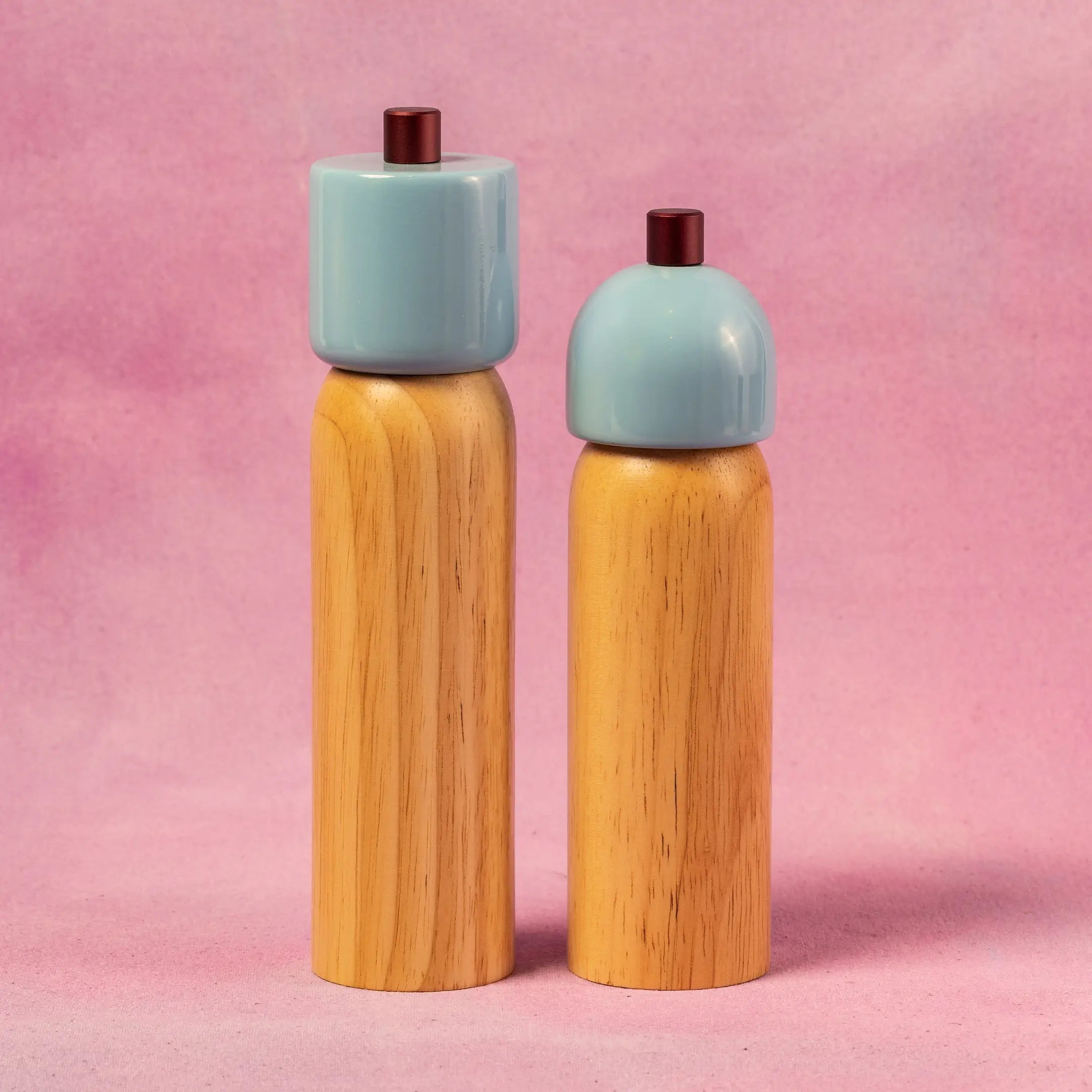 Otto's Corner Store - MÆGEN | Salt & Pepper Grinder - Light Blue/Burgundy