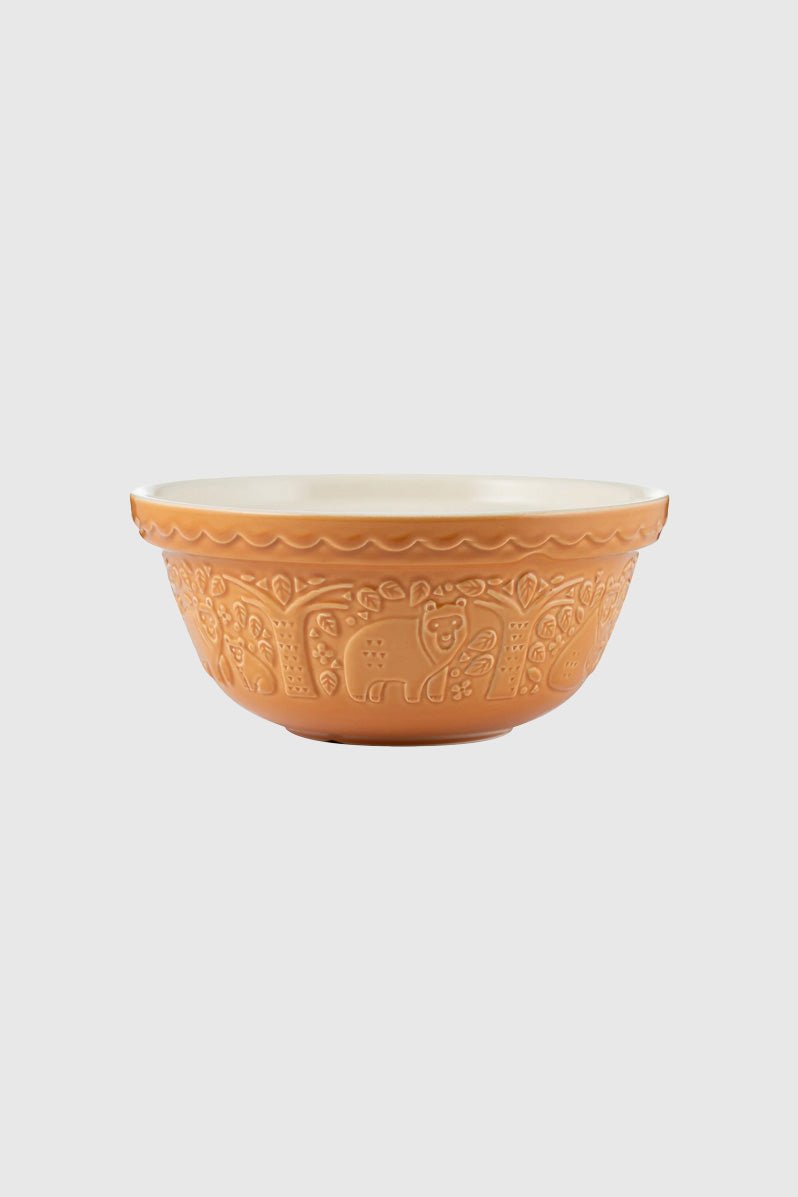 Otto's Corner Store - Mason Cash - In The Forest Bear Ochre Mixing Bowl - 24cm