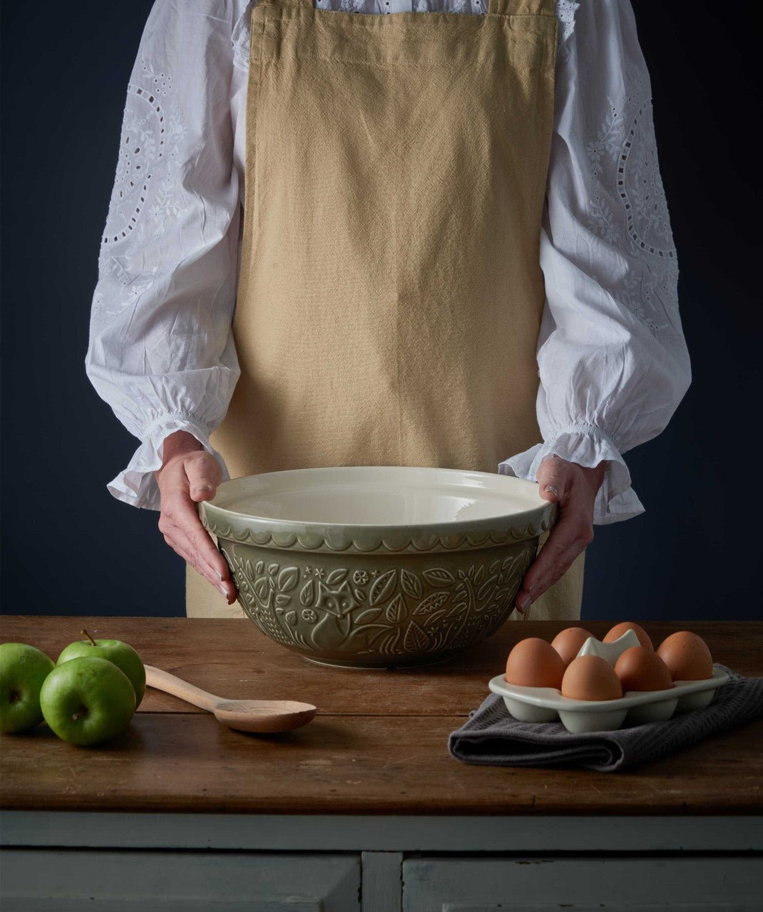 Otto's Corner Store - Mason Cash - In The Forest Fox Grey Mixing Bowl - 29cm