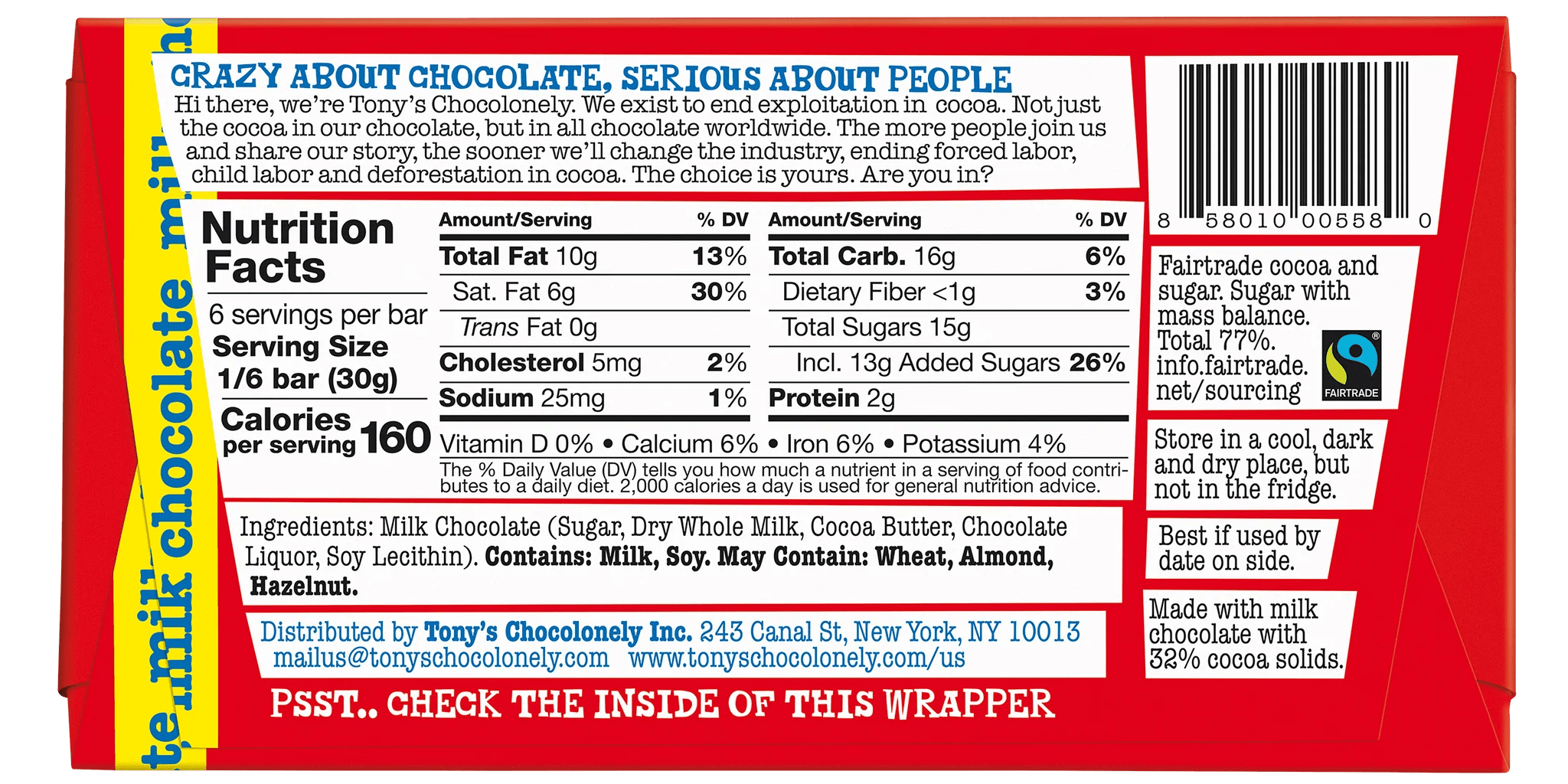 Otto's Corner Store - Milk Chocolate Bar