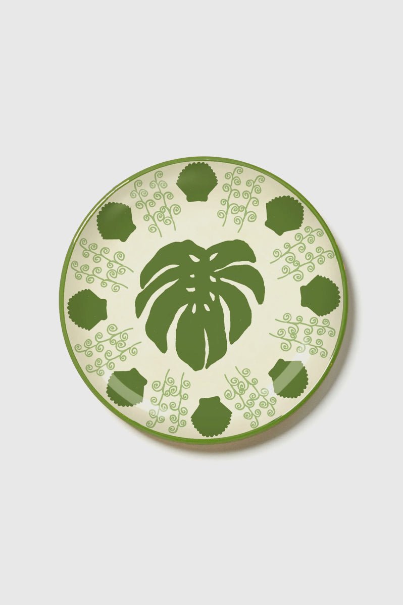 Otto's Corner Store - Monstera Green Plate