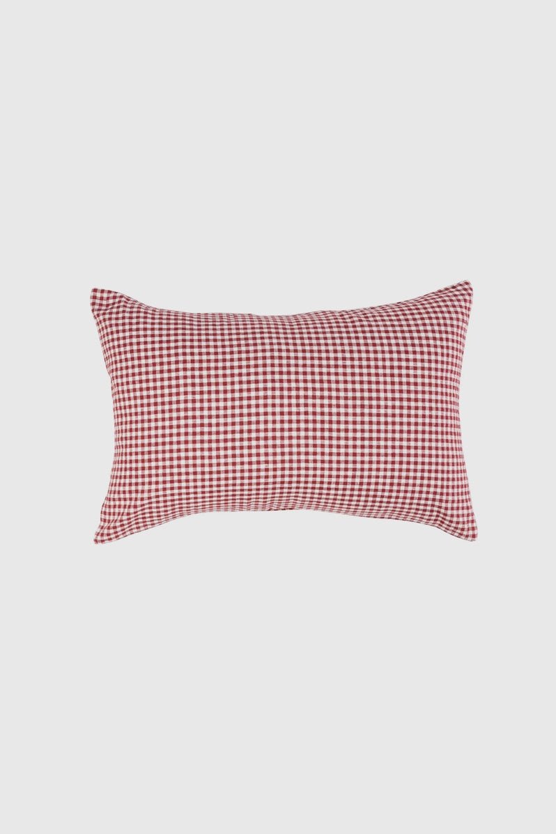 Otto's Corner Store - Mulberry Gingham Pillowcase Sets