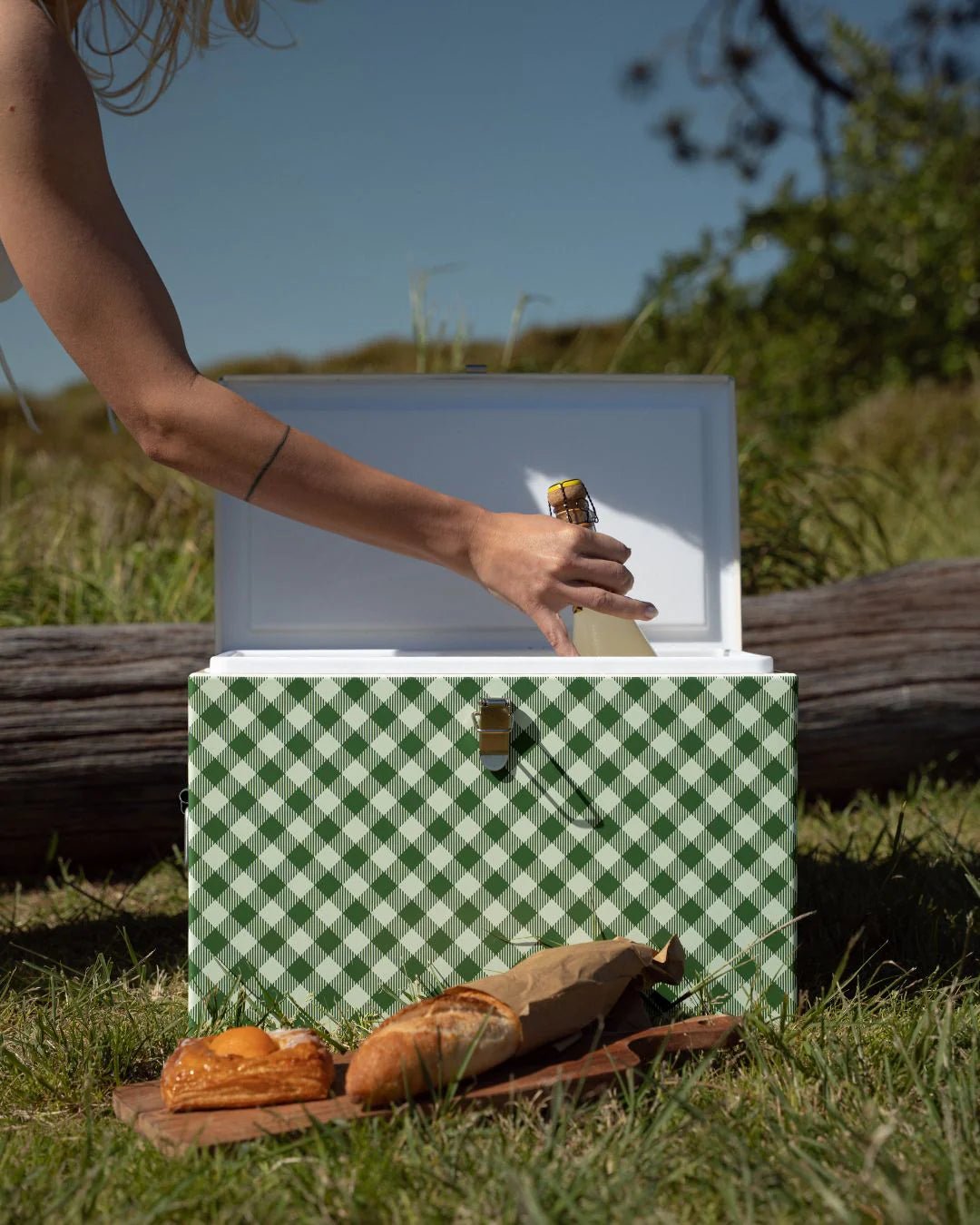 Otto's Corner Store - Napoleon Avocado Gingham Chilly Bin