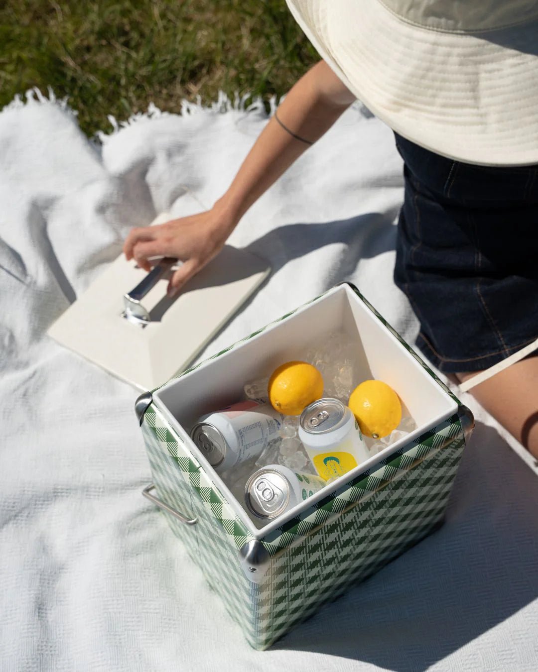 Otto's Corner Store - Napoleon Avocado Gingham Chilly Bin