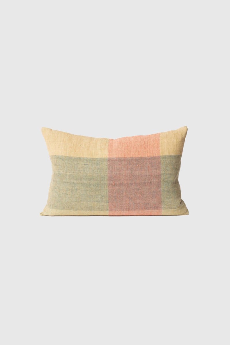 Otto's Corner Store - Oban Handwoven Linen Cushion w/ Feather & Down Inner