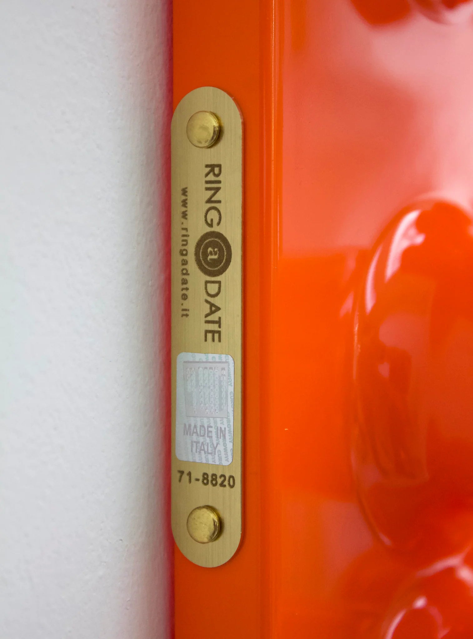 Otto's Corner Store - Orange Ring - A - Date Perpetual Calendar by Giorgio Della Beffa