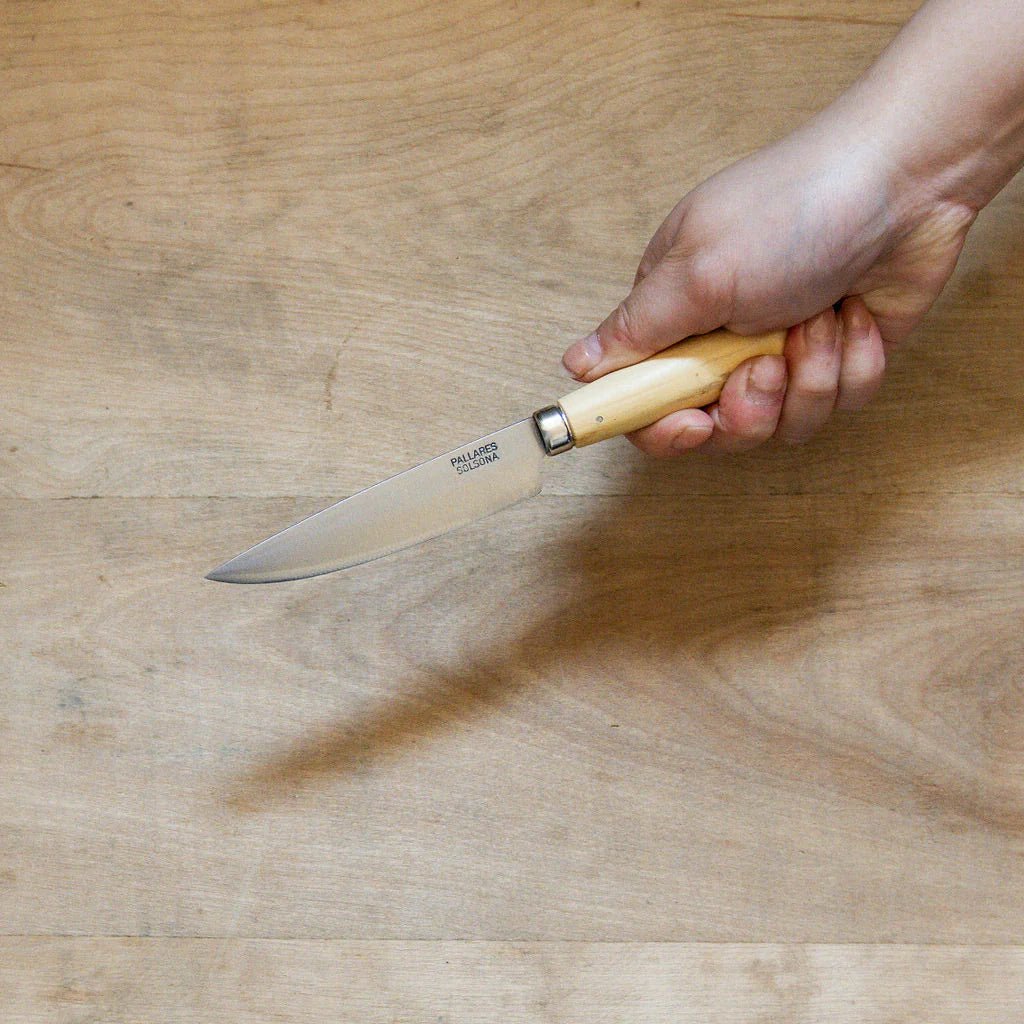 Otto's Corner Store - Pallarès Box Wood 10cm Carbon Steel