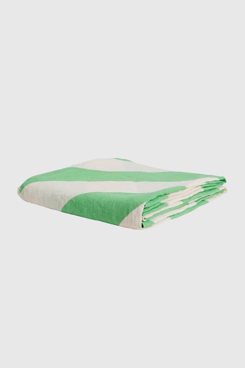 Otto's Corner Store - Palo Alto Linen Flat Sheet - Edamame