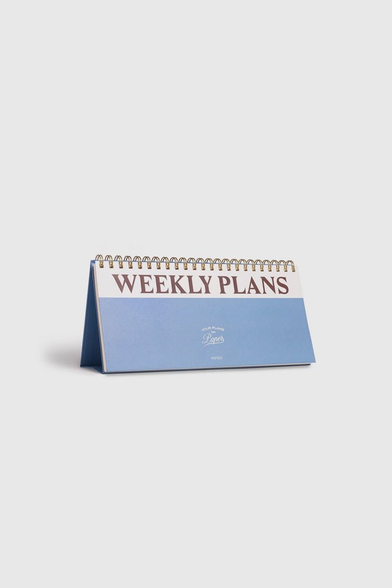 Otto's Corner Store - Paper Plans Spiral Top Weekly Desk Pad