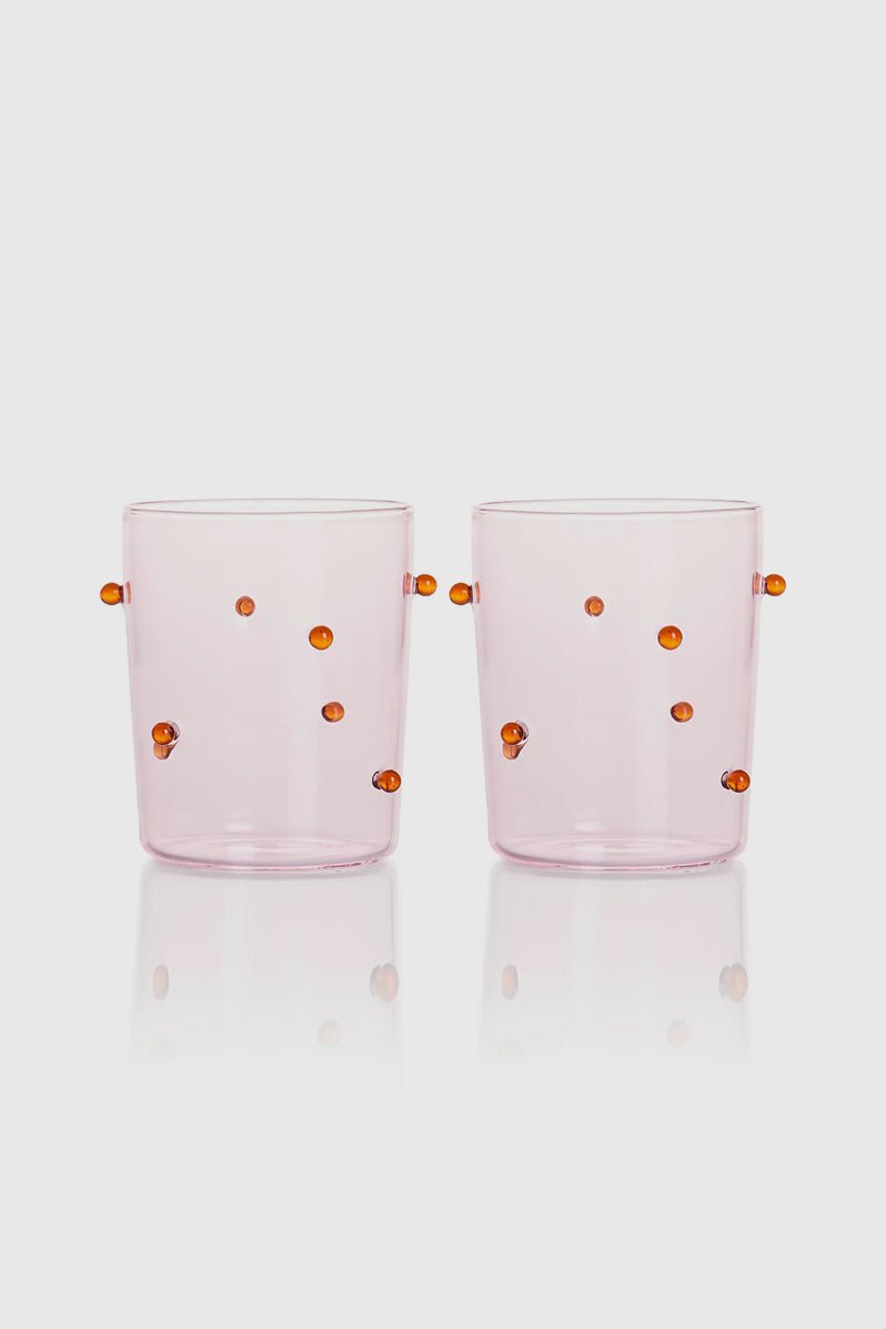 Otto's Corner Store - POMPONETTE GOBELETS PINK/AMBER