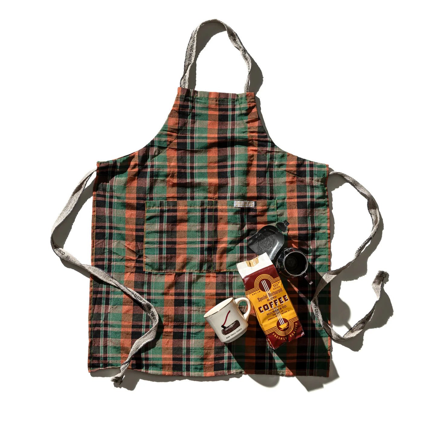 Otto's Corner Store - Recycled Cotton Check Apron