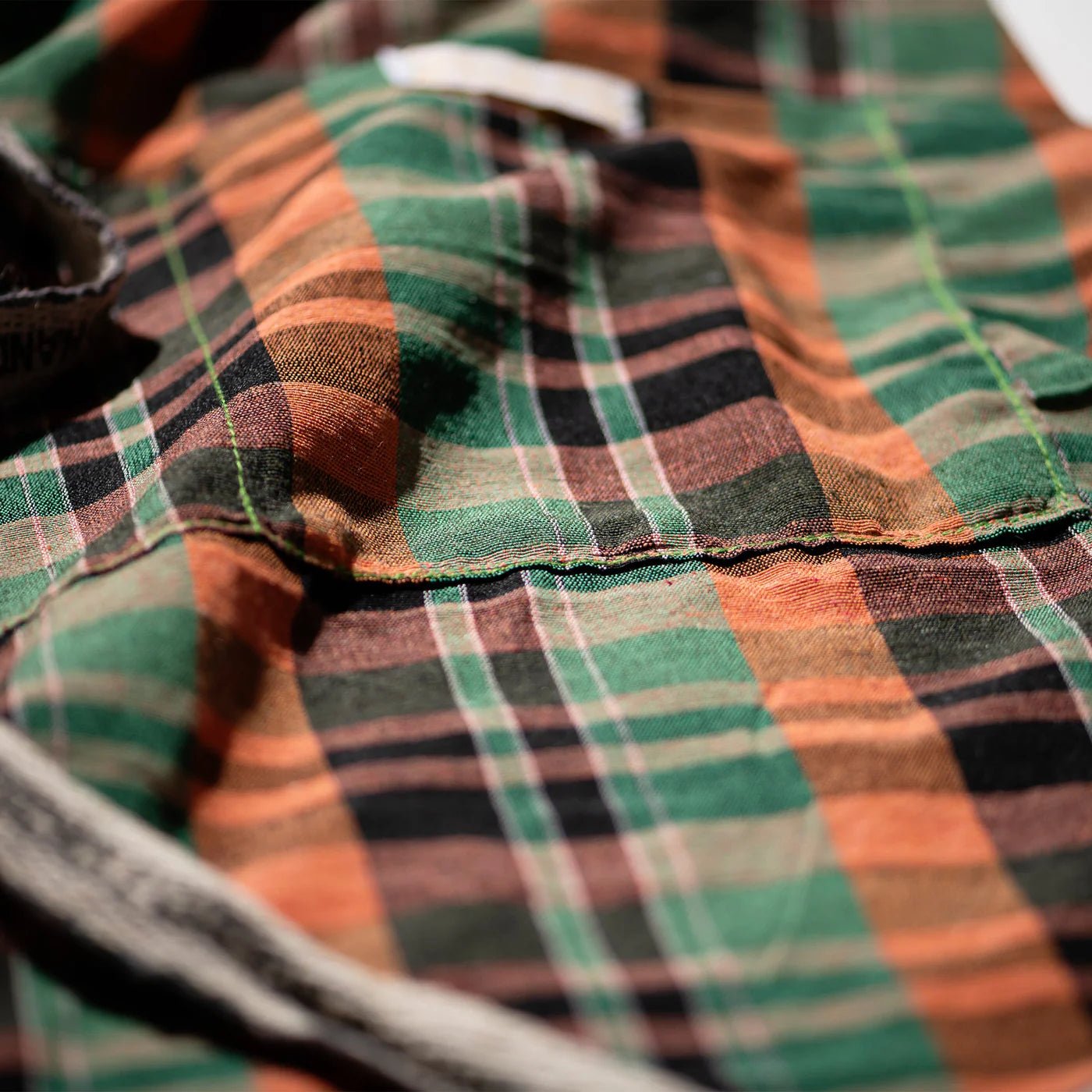 Otto's Corner Store - Recycled Cotton Check Apron