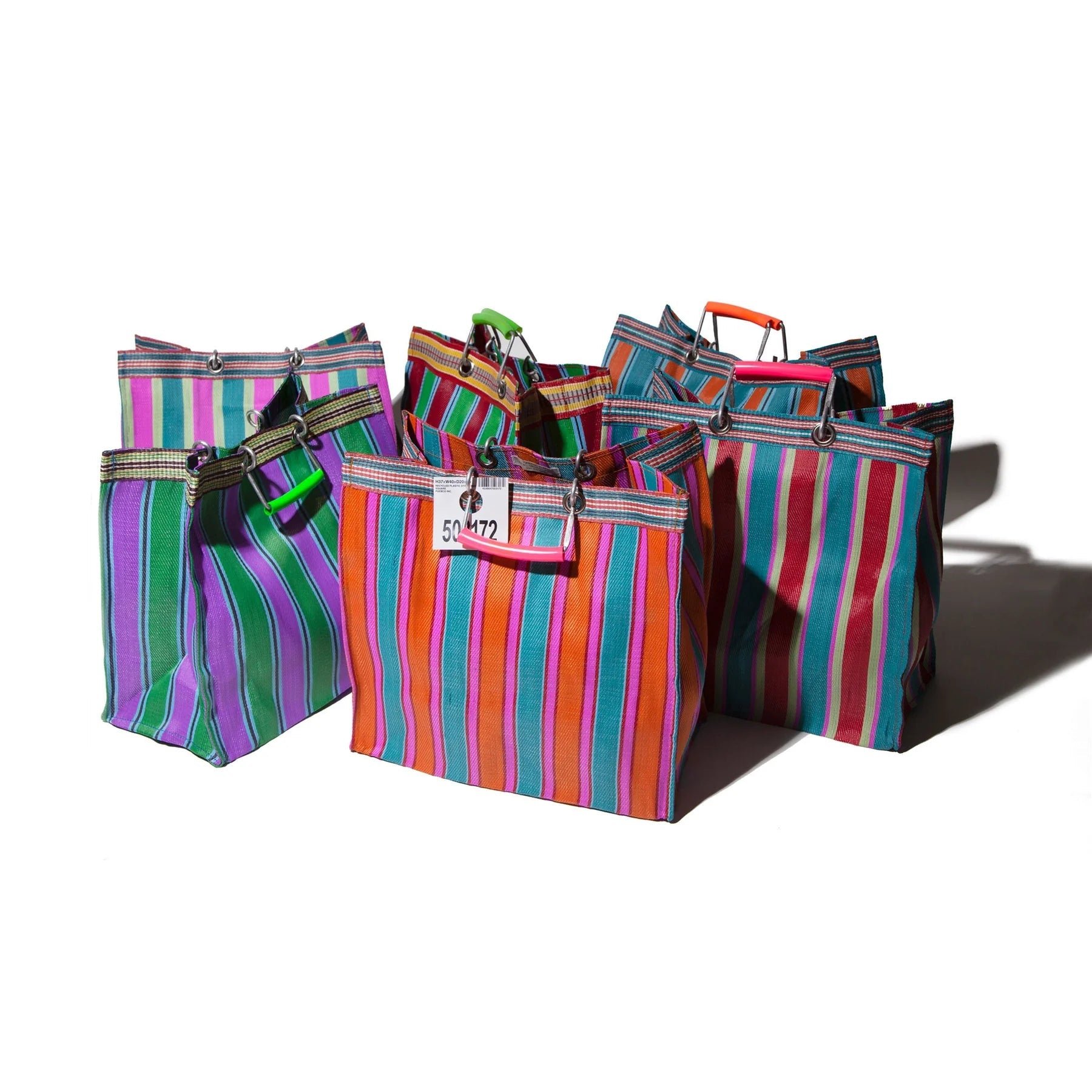 Otto's Corner Store - Recycled Plastic Stripe Bag