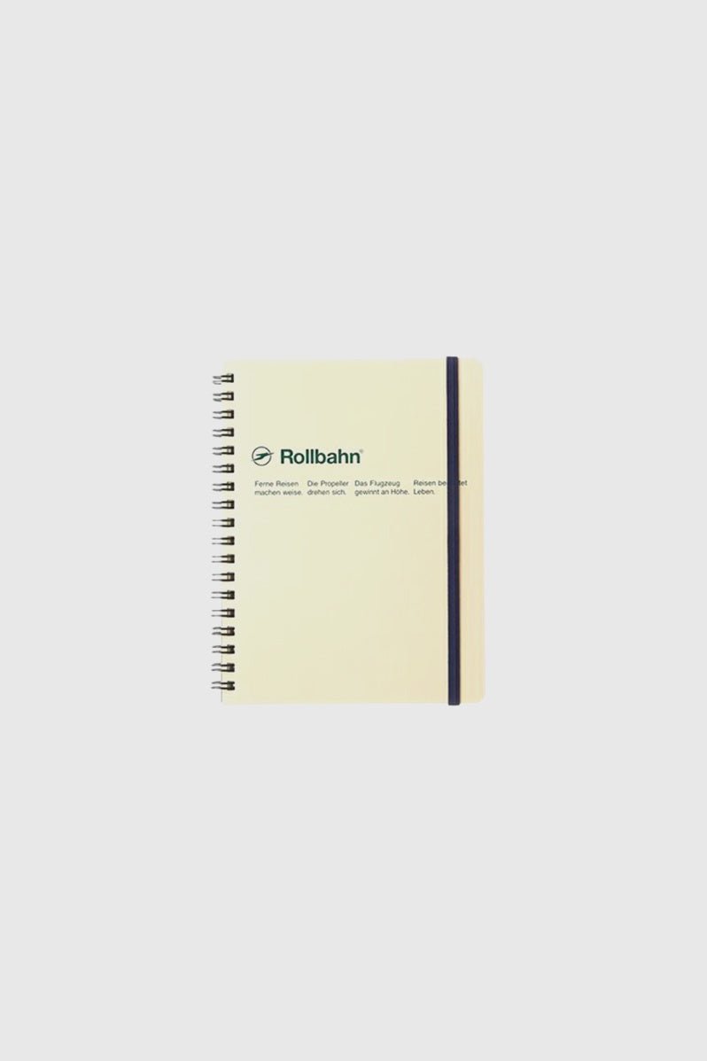 Otto's Corner Store - Rollbahn Spiral Notebook - Large Grid - Cream