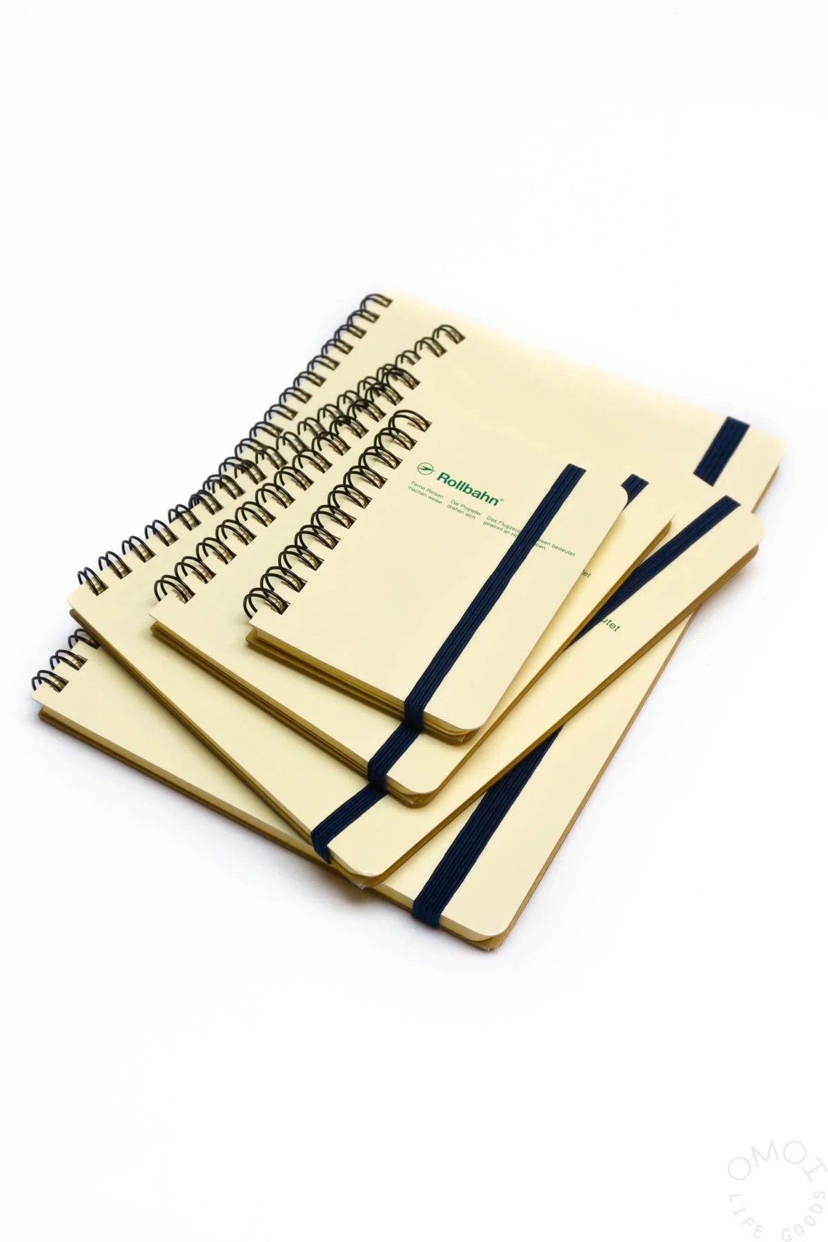 Otto's Corner Store - Rollbahn Spiral Notebook - Large Grid - Cream