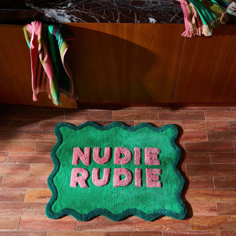 Otto's Corner Store - Sage and Clare | Amalie Nudie Bath Mat - Spring Green