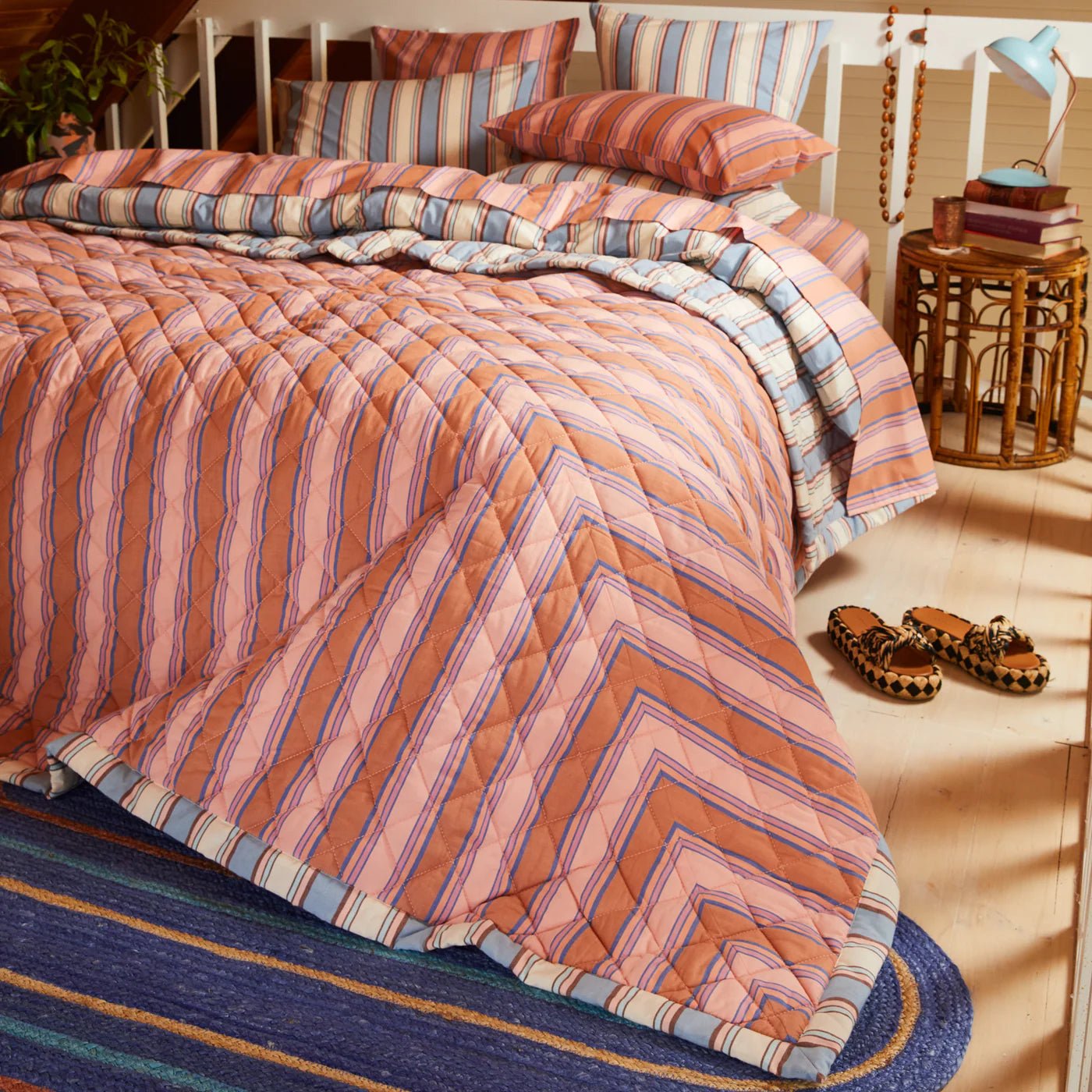 Otto's Corner Store - Samode Stripe Coverlet