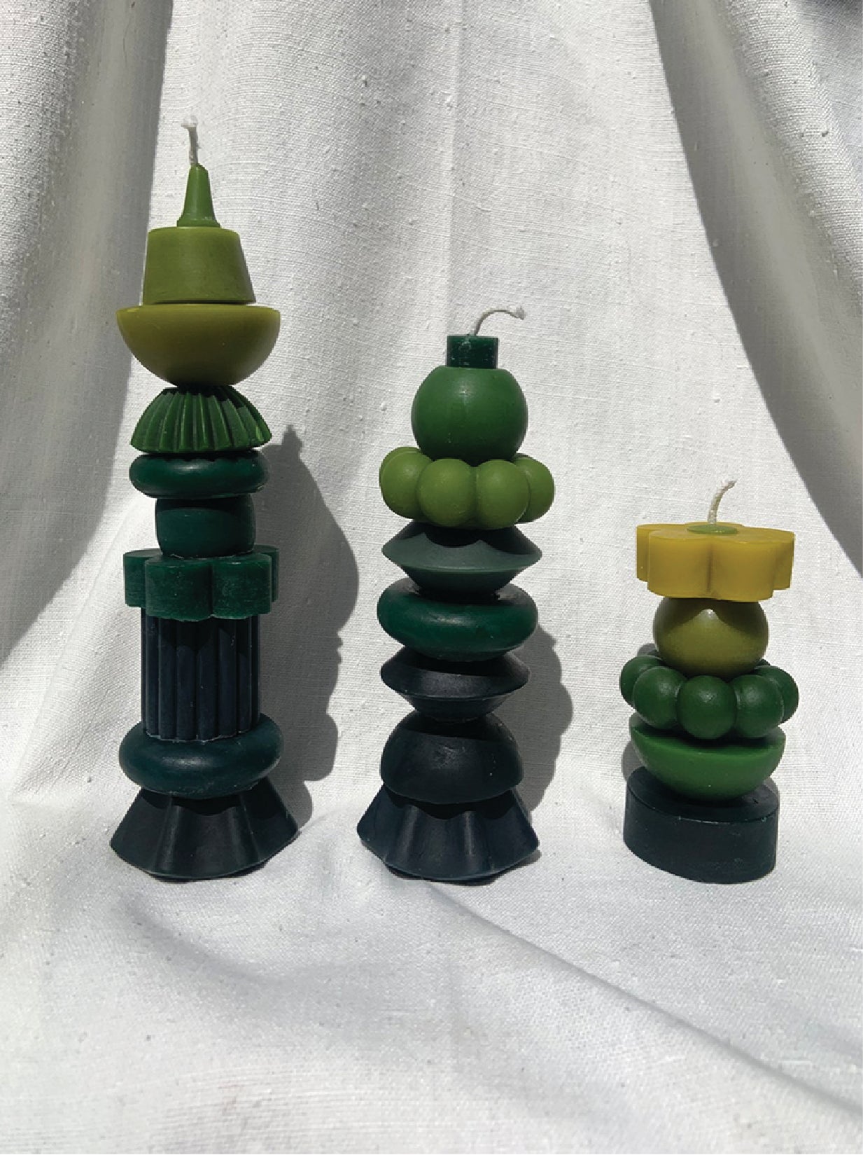 Otto's Corner Store - Sculptural Beeswax Stacking Candle