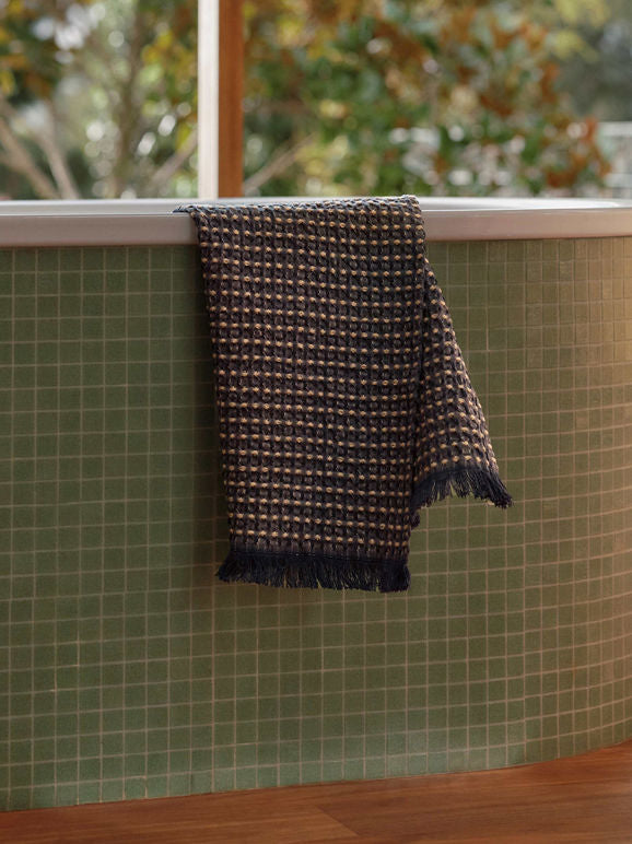 Aalto Bath Towel Range - Sailor/Butter