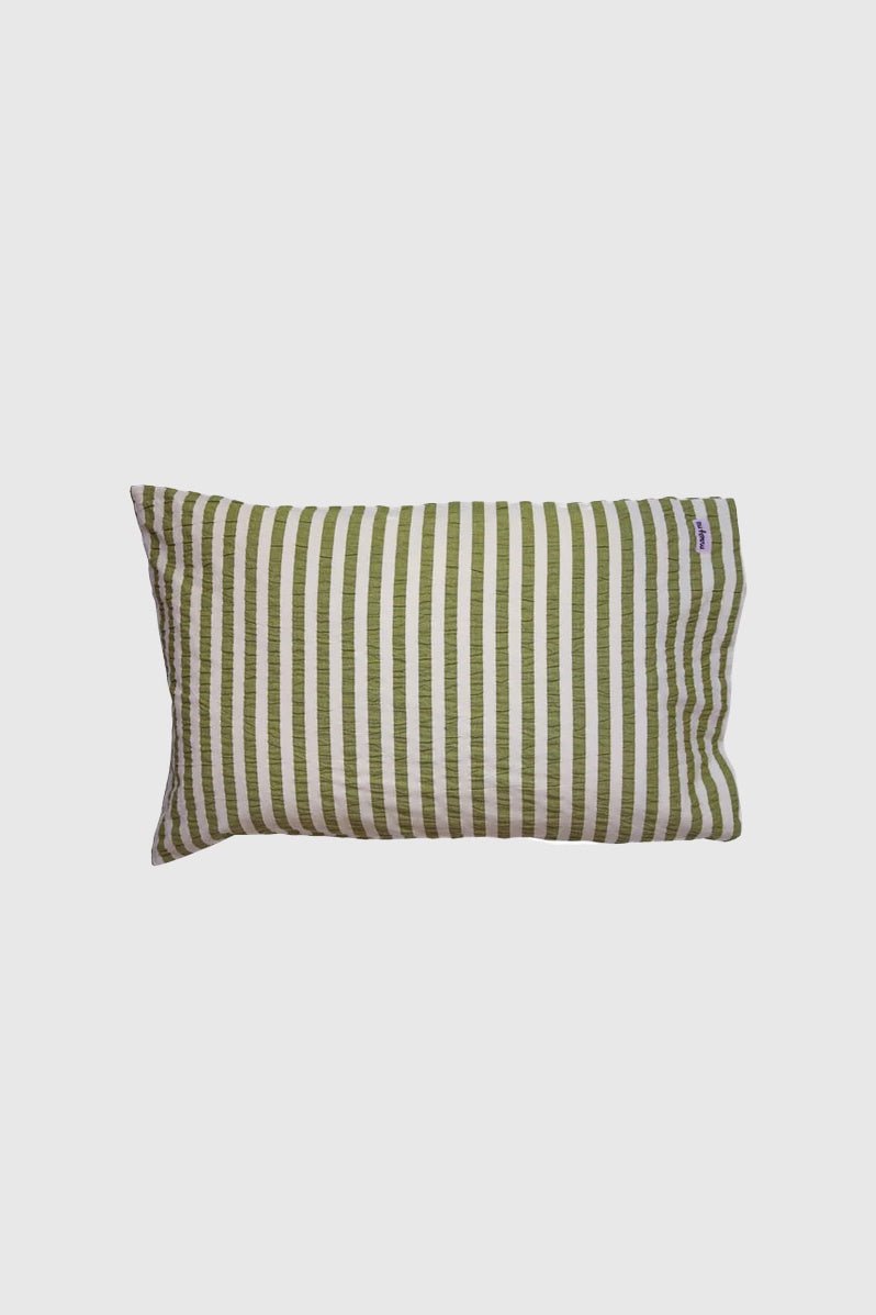 Otto's Corner Store - Seersucker Stripe Standard Pillowcase Set