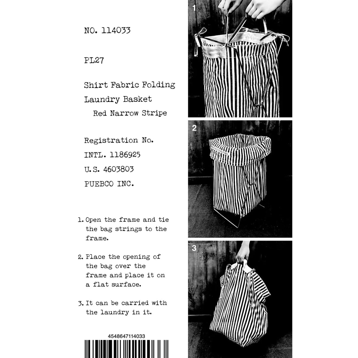 Otto's Corner Store - Shirt Fabric Folding Laundry Basket