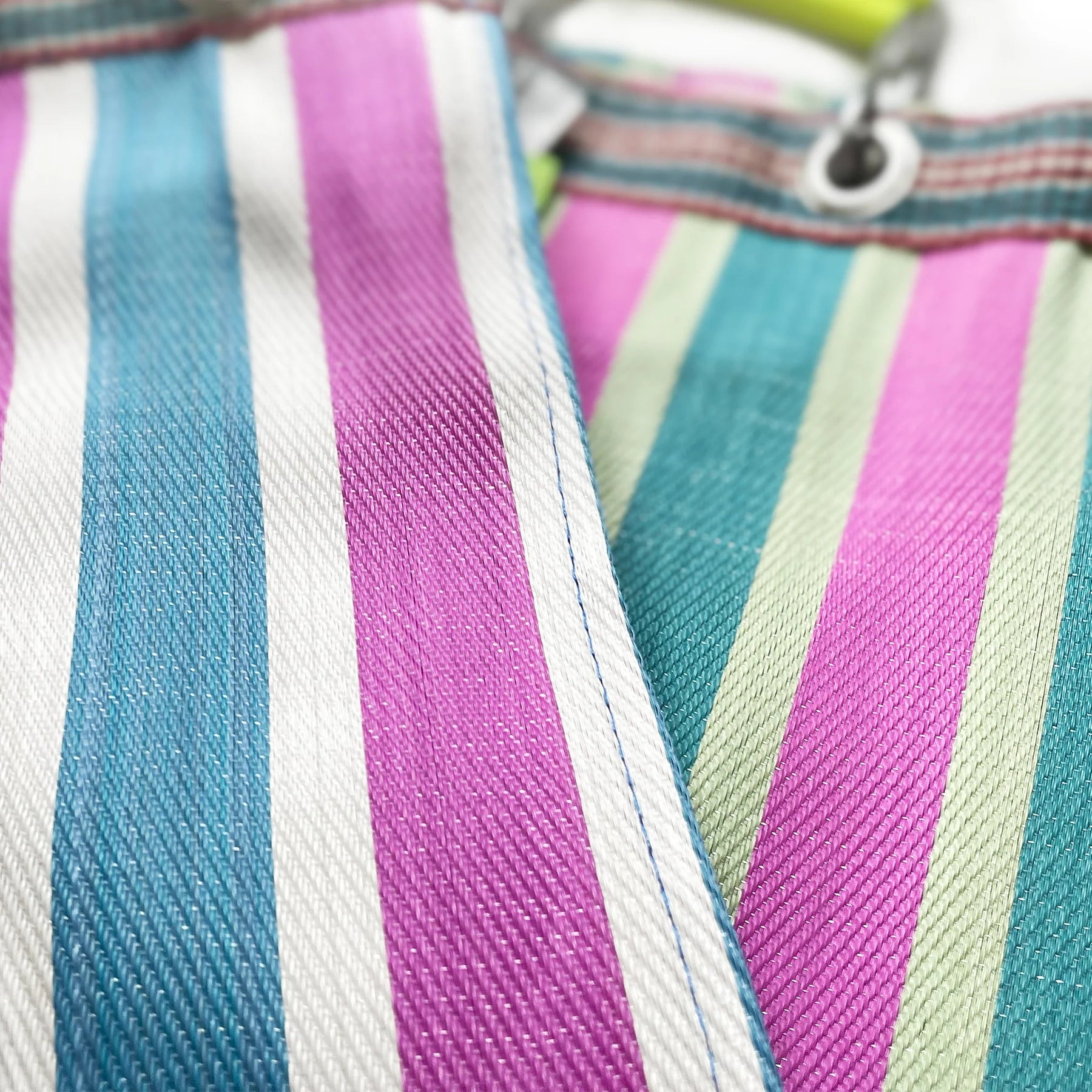 Recycled Plastic Stripe Bag