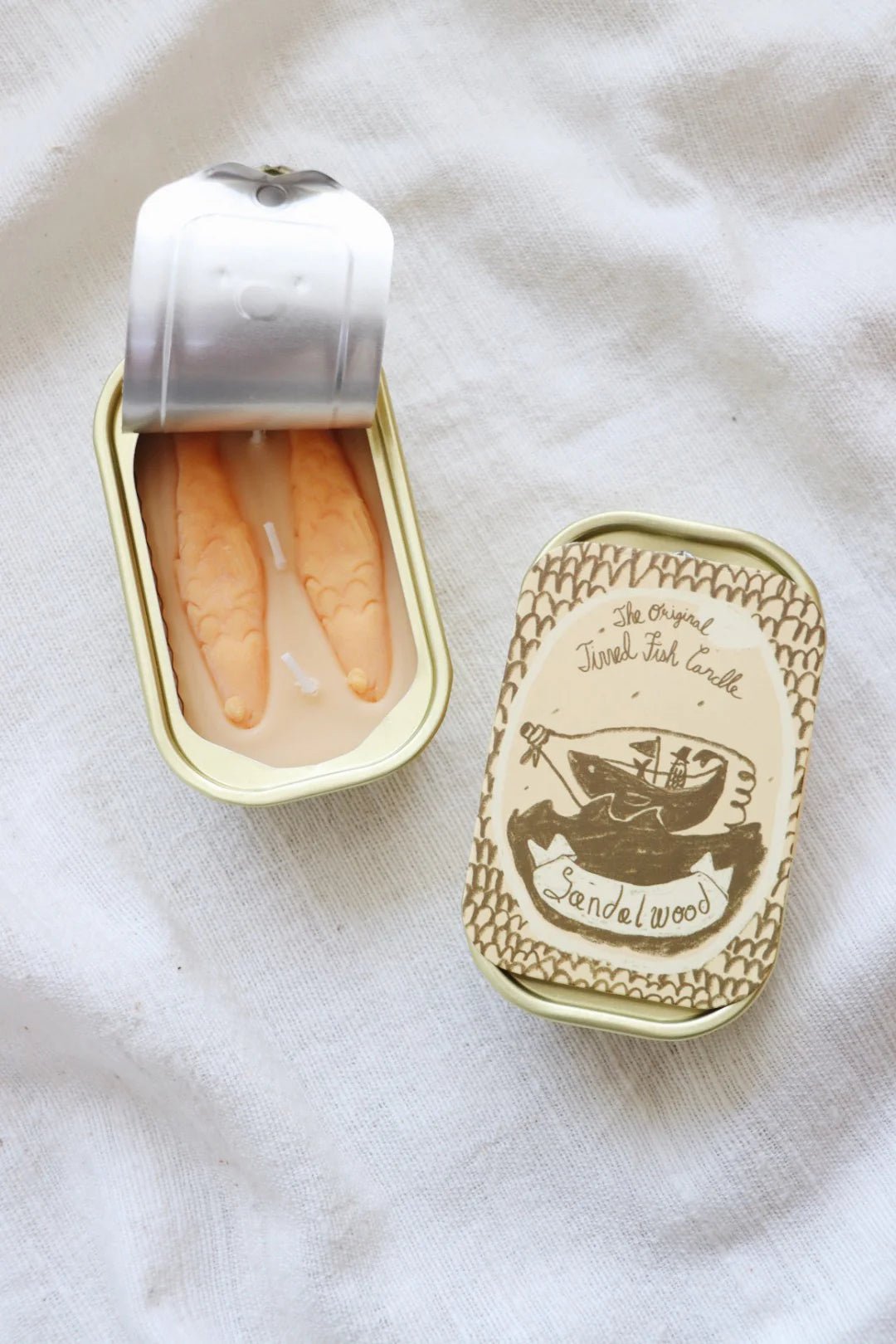 Otto's Corner Store - The Original Tinned Fish Candle - Sandalwood