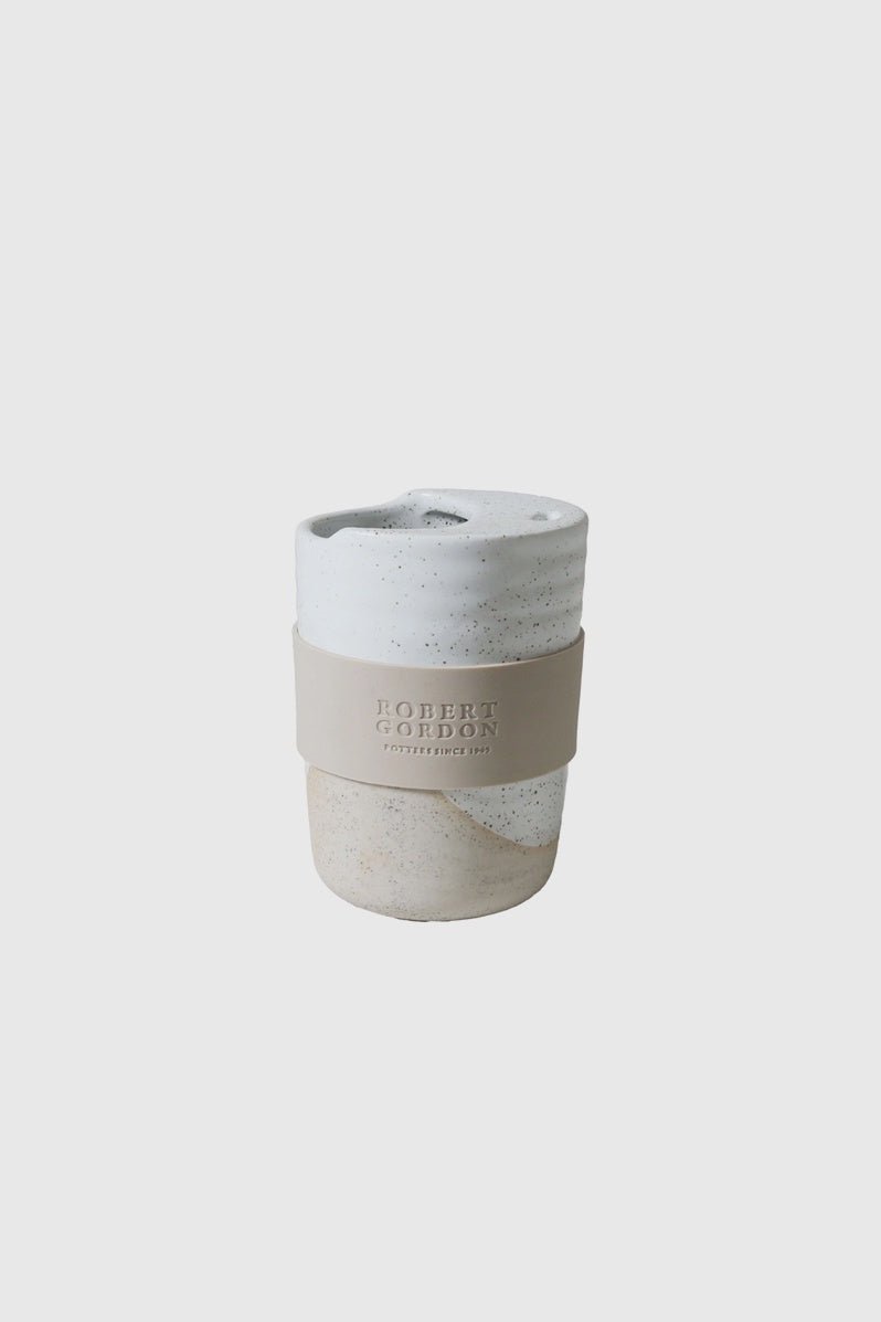 Otto's Corner Store - The Wanderer - White Speckle 350ml Travel Mug
