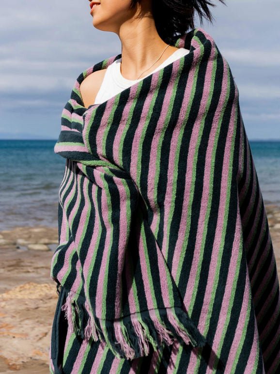 Otto's Corner Store - Tivoli Beach Towel - Petrol/Multi