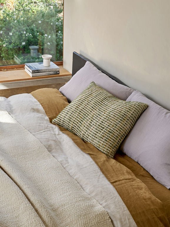 Otto's Corner Store - Valerie Woven Cushion w/ Feather & Down Inner