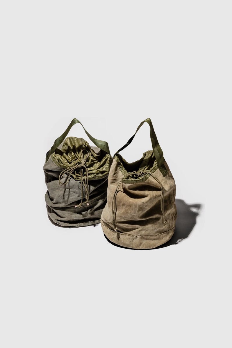 Otto's Corner Store - Vintage Material Drawstring Bag