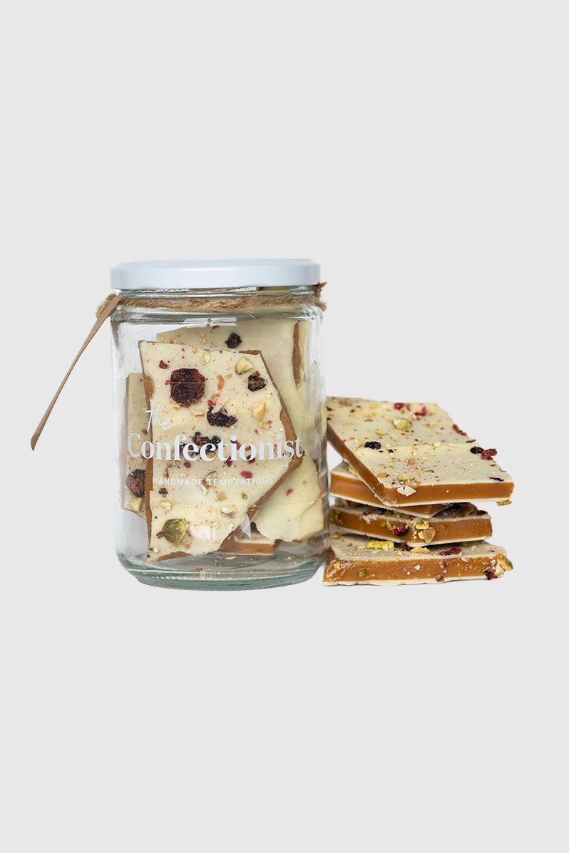 Otto's Corner Store - White Chocolate, Pistachio & Summer Berry Toffee - 200g
